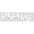 thumbnail image 1 of Star Cutouts SC882 Mr. & Mrs. Sign Cardboard Cutout, 1 of 1