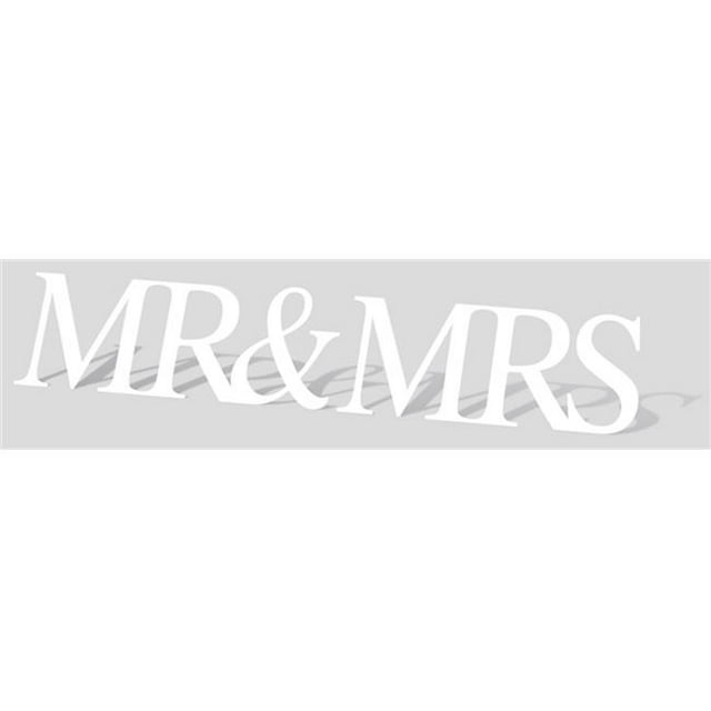 Star Cutouts SC882 Mr. & Mrs. Sign Cardboard Cutout