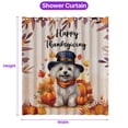 thumbnail image 5 of Happy Thanksgiving Maltese Welcome Thankful Fall Autumn Pumpkin Shower Curtain Maltese Dog Lover Gifts Idea Waterproof Bathroom Bathtub Curtain - 02021, 5 of 5