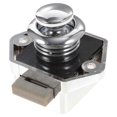 thumbnail image 3 of Push Button Latch Cupboard Latch Lock Plating Drawer Cabinet Latch Lock1, 3 of 4