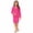 Pink, variant on Hot Pink 2-Piece Blazer Suit and Skirt Set Formal Jacket Costume for Halloween Cosplay Party