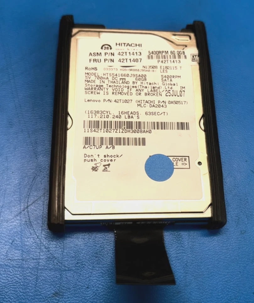 外付けハードディスク・ドライブ Hitachi 1TB new SATA 6.0 Hitachi H2T10003272S - 1TB 7.2K RPM SATA 9.5mm 2.5