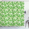 thumbnail image 1 of Ambesonne Irish Shower Curtain, Gaelic Nature Clovers, 69"Wx75"L, Lime Green Pistachio, 1 of 3