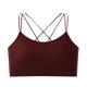 thumbnail image 2 of Sujetador de realce de color liso para mujer, lencería plegable y caída, blusa de poliéster para uso diario., 2 of 6