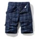 thumbnail image 1 of Pantalones Cortos Casuales Hombre A Cuadros 100% Algodón, 1 of 8