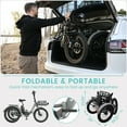 thumbnail image 6 of Lilypelle  Folding Electric Tricycle for Adults, Peak 1000W Motor 48V Foldable Ebike Electric Trike, 20" Fat Tire 3 Wheel Electric Bicycle with Front & Rear Baskets & Pet Carrier, 6 of 11