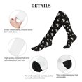 thumbnail image 5 of Pofeuu Rose Flowers Print Compression Socks for Women & Men Circulation - Best Support for Nurses,Running,Athletic,Sports, 5 of 7