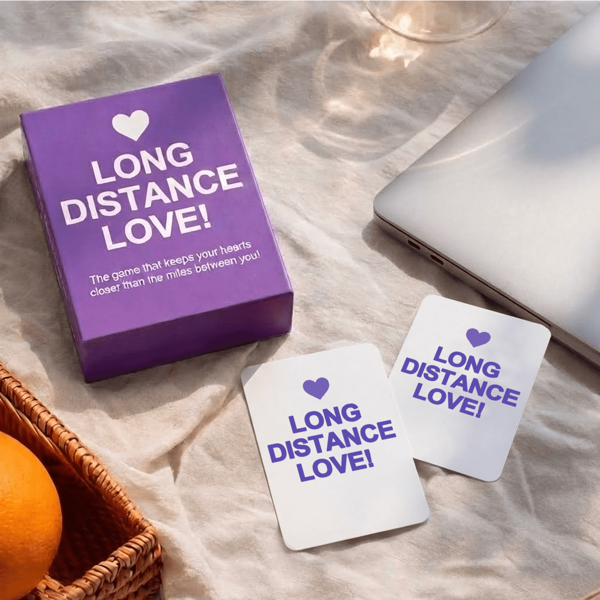 Long Distance Couples Card Game – 120 Questions, 3 Categories (Stay Close, Keep the Spark, Our Future) | Build Intimacy,, Feel Closer Across the Miles | Perfect for Video Calls, Texting & Anniversari