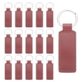 thumbnail image 1 of 15 Pcs Leather Keychain Blanks Bulk Rectangle Laser Engraving Keychain Leather Key Fob Kit with Key Rings for DIY Supplies Gifts (Date Red, 3.7"x1.2"), 1 of 7