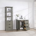 thumbnail image 4 of Cadiz 36" Single Vanity in Fir Wood Grey with Composite top in Lightning White, 4 of 16