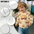 thumbnail image 7 of DISNIMO Cat Mushroom Printed Pullover for Toddler Girl Long Sleeve T-Shirts Comfy Sweatshirt Fall Winter Sweater 1-2 Years, 7 of 7