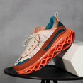 thumbnail image 6 of NOKIO Mens Fashion Sneakers Platform We𝖽ge Athlet𝗂c Shoes with Comforatble Soft Cushion Sole, Colorful Casual Walking Shoes Lightweight Breathable Running Shoes for Back to College, Travel, 6 of 9