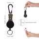 thumbnail image 2 of FOMIYES 4Ud Heavy Duty Retractable Badge Holder Keychain Key Ring, 2 of 8