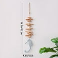 thumbnail image 4 of Sinkoo Wooden Nautical Wall Decor, Driftwood and Seahorse Hanging Ornament, Beach Theme Decor for Home Indoor Outdoor, Coastal Wall Art for Living Room Bedroom Dining Room, 4 of 6