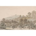 thumbnail image 3 of Anthony Devis 18x13 Black Modern Framed Museum Art Print Titled - Landscape with Stream in Foreground, 3 of 5