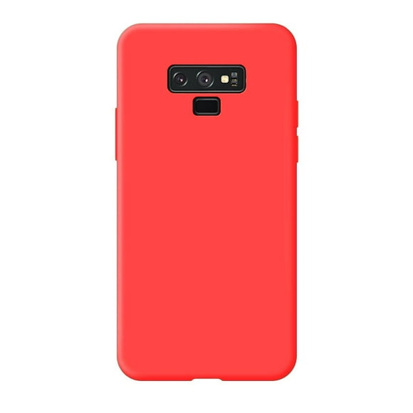 PANDACO Coque Souple Rouge Mat pour Samsung Galaxy Note 9