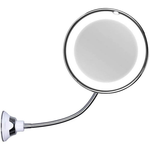 Lighted Makeup Mirror 10x Magnifying Vanity Mirror with Light