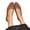 Brown, variant on Bmawag Jelly Flat Sandals for Women Lightweight Round Toe Slip-On Hollow Breathable Jelly Mesh Flats
