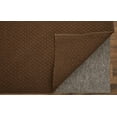 thumbnail image 4 of Feizy Tito Modern Solid, Brown, 2' x 3' Accent Rug Stain Fade Resistant Kid Friendly Casual Design Carpet for Living Dining Bed Room, 4 of 9