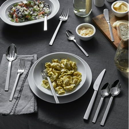ZWILLING - Henckels Squared 45-pc 18/10 Stainless Steel Flatware Set - Stainless Steel