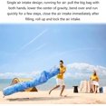 thumbnail image 5 of Inflatable Floating Row, Adult Outdoor Water Swimming Pool Mattress Portable Foldable Floating Row, Camping Office Air Beach Swimming Pool Bed Recliner,D Water Inflatable Toy, 5 of 5