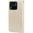 thumbnail image 3 of Wallet Case for Xiaomi Redmi 10C, [Wrist Strap] Rose Flower Cover with Credit Card Holder Cash Pockets Flip Phone Case for Xiaomi Redmi 10C      Golden, 3 of 7