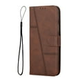 thumbnail image 3 of Designed for Motorola Moto G Power 5G 2024 Case, Luxury PU Leather Wallet Phone Case with Card Holder Flip Folio Protective Shockproof Cover [Kickstand Feature] [Wrist Strap], Brown, 3 of 8