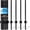 Black, variant on 10 Pcs Black Metal Fence Posts 4 Feet Heavy Duty Metal Fence Stakes No-Dig U Post Corner Anchors for Outdoor Garden Yards,Lawns ,Farm Fence Supports