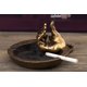 thumbnail image 4 of Cenicero para Cigarrillos Al Aire Libre, Cenicero Grande De Resina, Cenicero Creativo con Soporte para Teléfono, Cenicero Decorativo para El Hogar, Oficina, Jardín, Porche - Bronce, 4 of 5