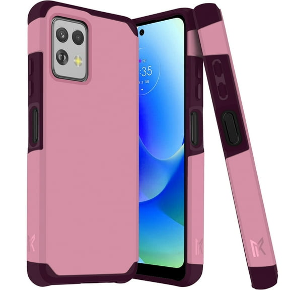 For Motorola G POWER 5G (2023) Tough Strong Hybrid (Magnet Mount Friendly) Case Cover - Black