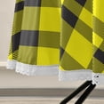 thumbnail image 5 of Coolnut 60" Buffalo Plaid Outdoor Round Tablecloth, Waterproof Spillproof Polyester Fabric Table Cover with Zipper Umbrella Hole for Patio Garden Dining Party, 5 of 7