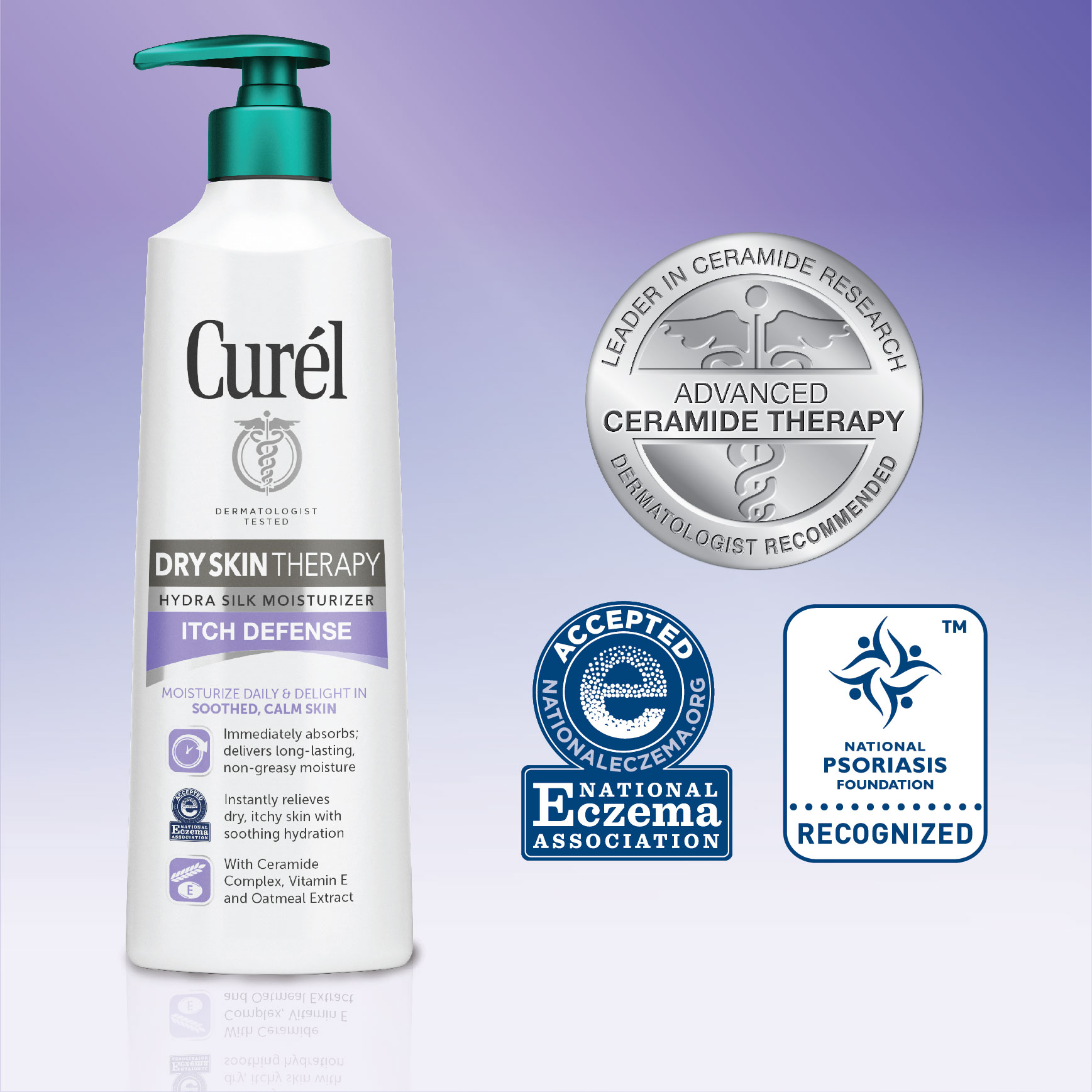 curél dry skin therapy hydra silk moisturizer