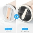 thumbnail image 3 of 40 oz Tumbler Flip Straw Cup Lids Replacement for Stanley Quencher, 2 Pack, 3 of 7