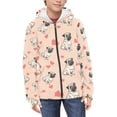 thumbnail image 3 of chaqlin Girls Pug Hoodies Size 11-13 Trendy Full Zipper Hoodies Sweatshirts Cute Long Sleeve Hooded Jacket Kids Sweater Top with Pockets Fall Winter Clothes, 3 of 6