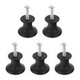 thumbnail image 2 of Shisuyan Modern Dresser Knobs Mushroom Shape Silver 5Pcs 0.94X0.94In, 2 of 8