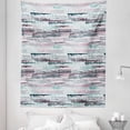 thumbnail image 1 of Abstract Tapestry, Contemporary Grunge Brushstroke Paint Stains Horizontal Design, Fabric Wall Hanging Decor for Bedroom Living Room Dorm, 5 Sizes, Mauve Pale Blue and Maroon, by Ambesonne, 1 of 1