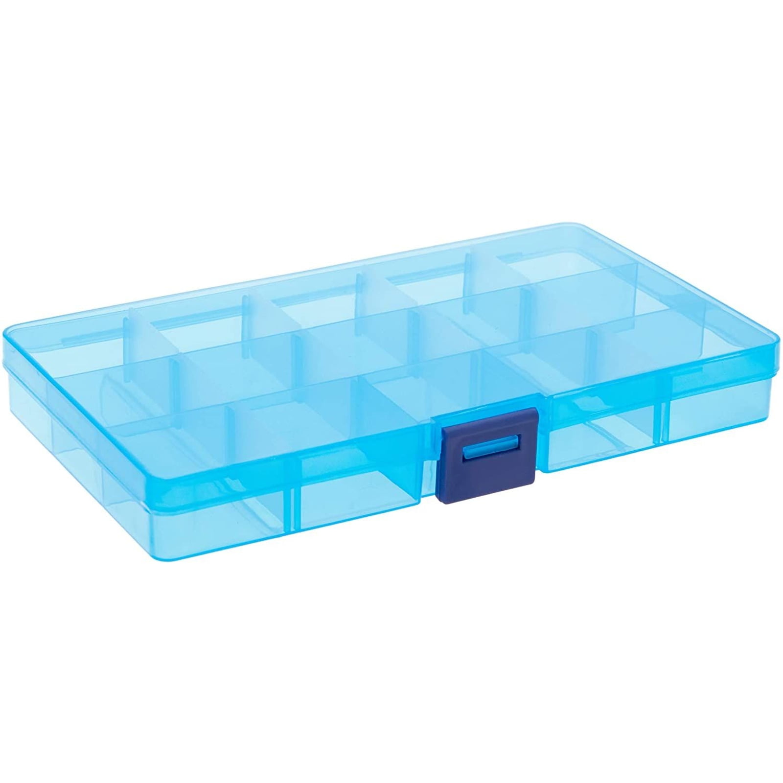 Jigitz Plastic Jewelry Organizer Box 8pk Plastic Organizer Box with Dividers, Size: Small