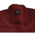 thumbnail image 5 of Bestman Formal Front Button Placket Solid Shirts For Mens Long Sleeve Regular Fit Shirt, 5 of 5