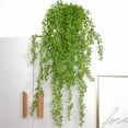 thumbnail image 6 of Xloro Small Hanging Plant String of Pearls Plant Live Artificial Hanging Vine Plants Decor Plastic Greenery for Home Wall Unpotted Fake Vines Plants (1Pc 29.53"), 6 of 9