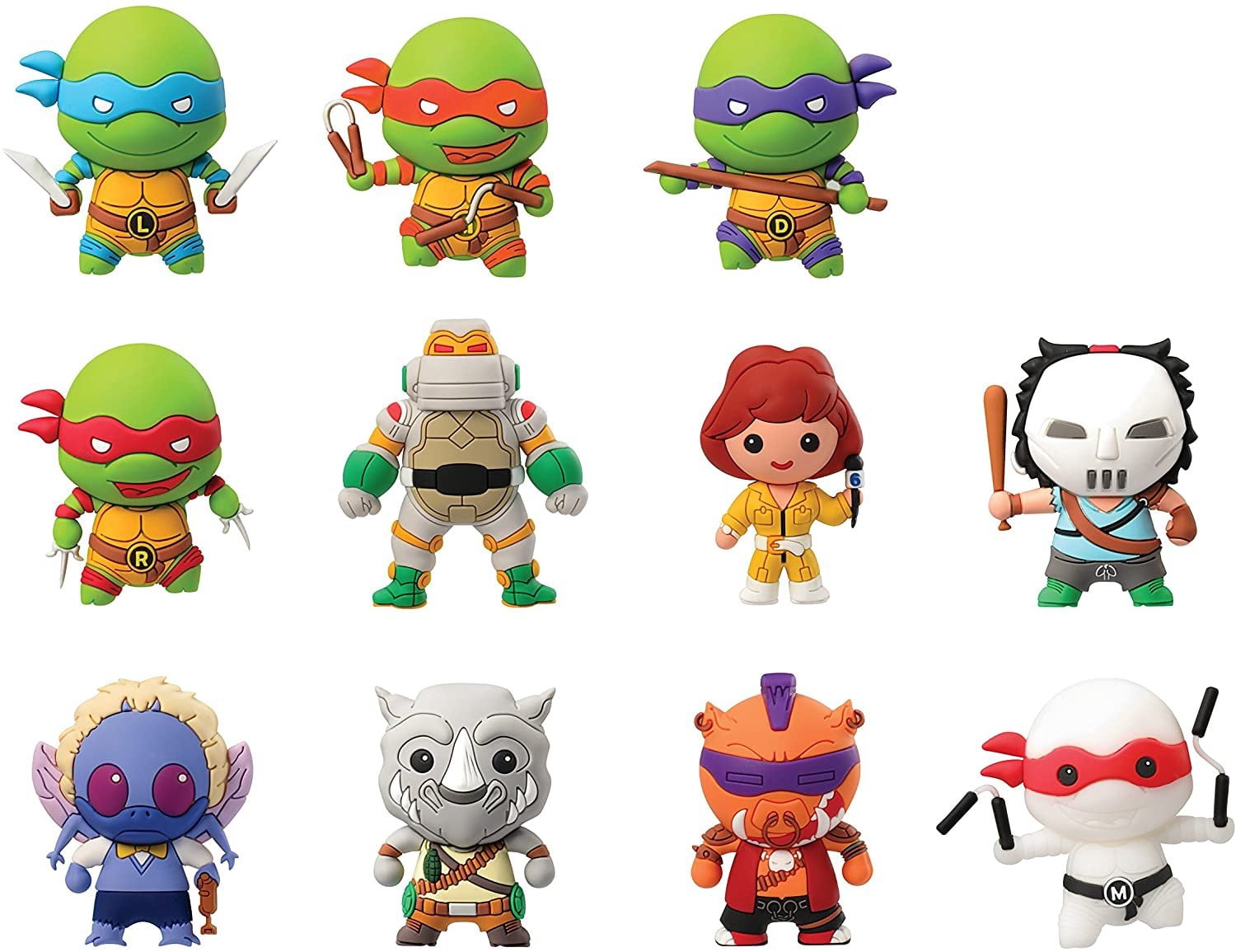 3D Foam Key Ring Nickelodeon Teenage Mutant Ninja Turtles Series 2