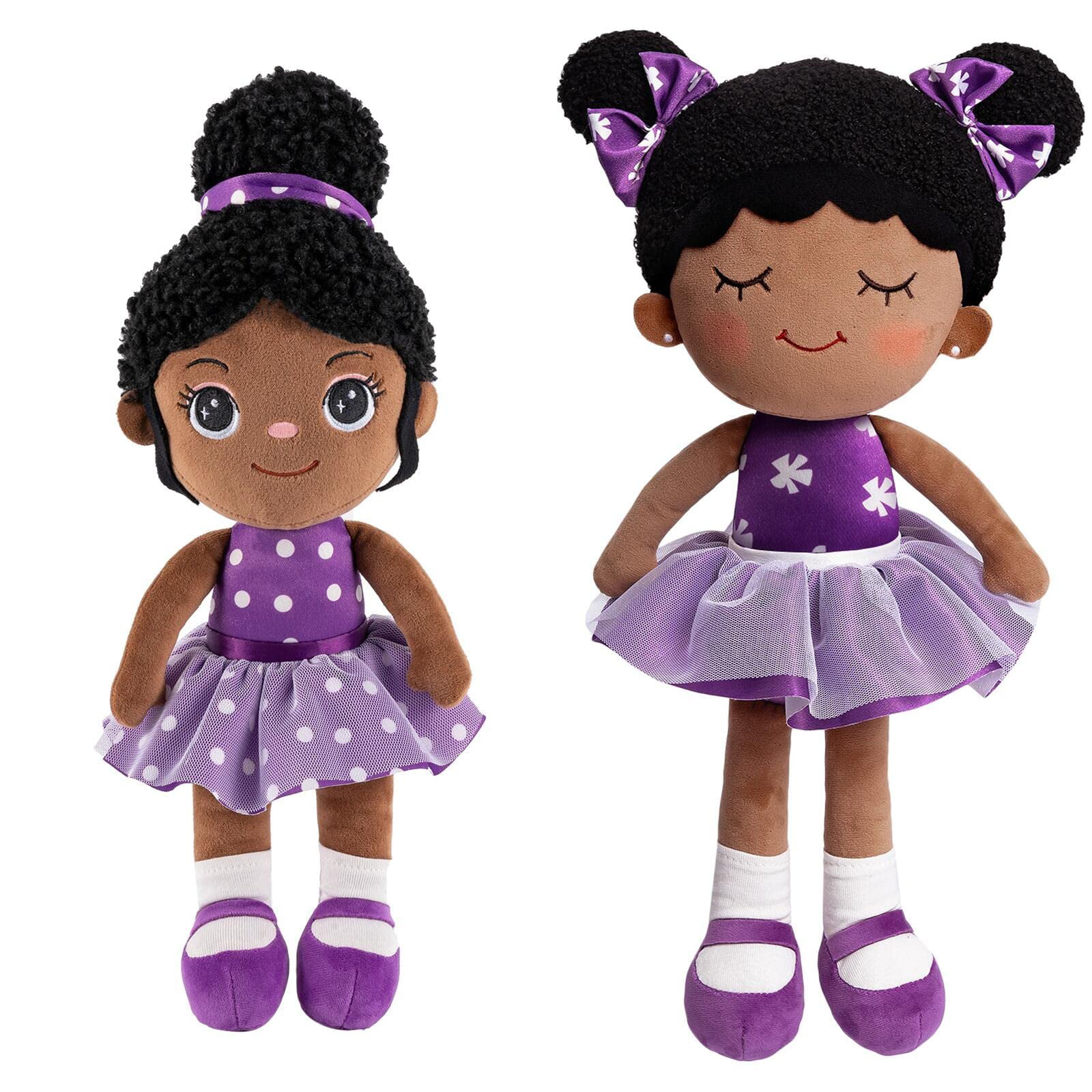 First Baby Doll Plush Rag Doll Sleeping Cuddle Buddy Doll Toy for Kids 15 Soft Baby Doll for Girls 