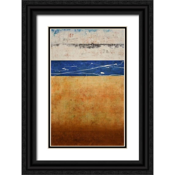 Springet, Mike 22x32 Black Ornate Wood Framed with Double Matting Museum Art Print Titled - Myth 2