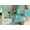 Unframed, variant on Art.com Teal and Aqua Reflections V2 Art Print by Silvia Vassileva, 18" x 12"