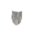 thumbnail image 1 of Dedal de costura, protector de dedos, accesorios para manualidades y acolchado, herramientas de costura DIY. Abierto. Plata, 1 of 9