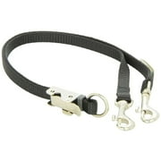 Sporn Adjustable Double Dog Leash Coupler for 2 Dogs, Black, Medium/Large