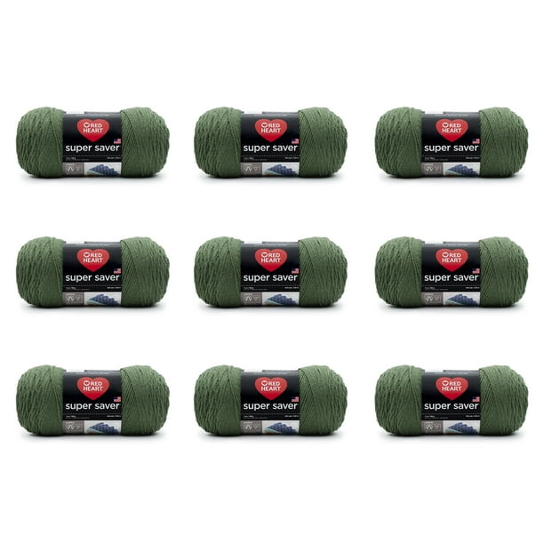 Red Heart® Super Saver® 4 Medium Acrylic Yarn, Medium Thyme 7oz/198g