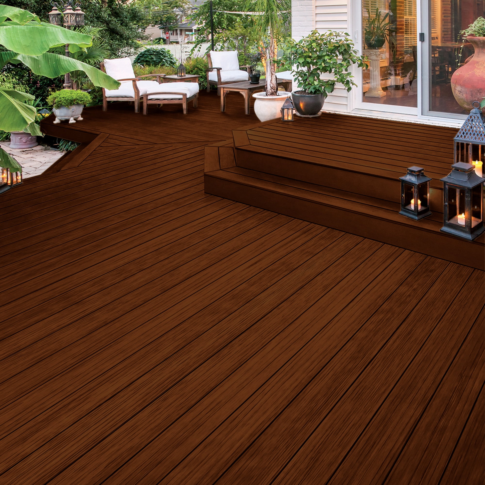 Easy Seal 1 gal. Mission Brown Semi-Transparent Exterior Wood Finish
