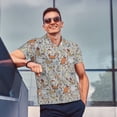 thumbnail image 5 of Daiia Funny Chicken Pattern Men’s Polo Shirts,Solid Deck Shirt,Classic Fit, Breathable Cotton Polo for Casual and Sport Wear-4X-Large, 5 of 7