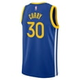 thumbnail image 3 of Youth Nike Stephen Curry Royal Golden State Warriors Swingman Jersey - Icon Edition, 3 of 3