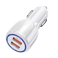thumbnail image 1 of Mini portátil 3.1A Dual USB Cargador de coche Encendedor de cigarrillos GPS Teléfono móvil MP3 PDA Cargador de auriculares Bluetooth sidaley CZ10275-02B, 1 of 2